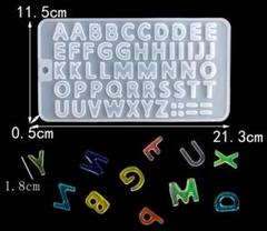 シリコンモールド アルファベット 1個 記号 イニシャル 英字 ローマ字 成型