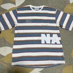 ナップタイム　naptime. Nissy 西島隆弘　ボーダー　ロング　Tシャツ ナップタイム naptime. Nissy 西島隆弘 ボーダー ロング Tシャツ