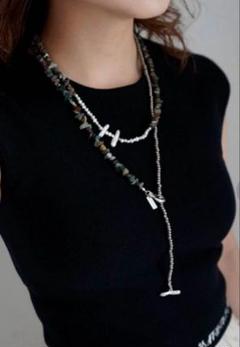 【AMERI×YAAcc】人気完売 MANYWAY LONG NECKLACE AMERI×YAAcc】人気完売 MANYWAY LONG NECKLACE