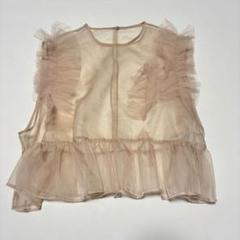 HeRIN.CYE  シアーメニーフリルベスト HeRIN.CYE ベスト ジレ Sheer many frill vest シアーメニー