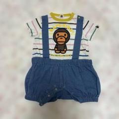 アベイシングエイプ バッグロゴ ロンパース つなぎ 長袖 80 美品 希少 子供 2025年最新】APEつなぎの人気アイテム - メルカリ