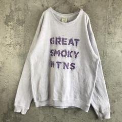 A4920古着　トレーナー　スウェット　紫　90s Y2K