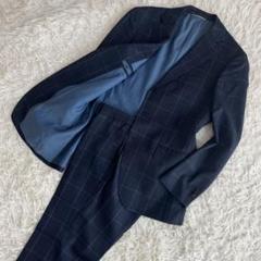 【良品】スーツカンパニー 3ピーススーツ セットアップ ブラウン 高級生地 THE SUIT COMPANY（セットアップ）のフリマアイテム一覧
