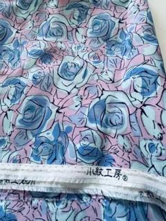 小紋 薔薇 薔薇尽くし リーフ地紋 パープル 着物 092w d 女性