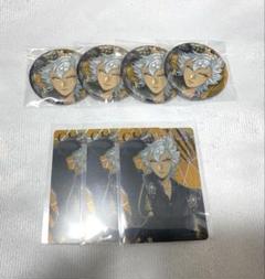 ツイステ展 イデア 缶バッジ オーロラカード ツイステ イデア オルト ブレイジングジュエル 缶バッジ