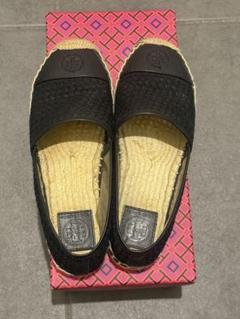 美品 TORY BURCH トリーバーチ エスパドリーユ6.5M 23.5cm
