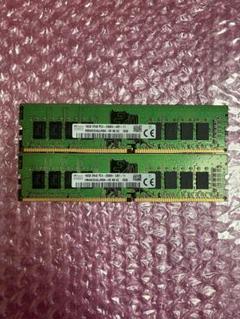 メモリ 16GB×2枚=32GB DDR4-2666 動作保証 SKhynix メモリ 16GB×2枚=32GB DDR4-2666 SKhynix 動作保証 - メルカリ