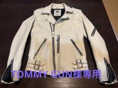 TOMMY GUN様 専用 666ホワイトレザー ライダースジャケット