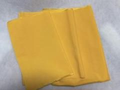 やまぶき色に近いイエロー　防水加工生地