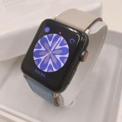 アップルウォッチ series3 セルラー Apple Watch 42mm 黒