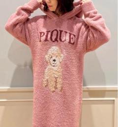 gelato pique（ジェラートピケ）の「トイプードル柄ネルシャツ