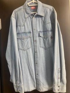 DIESEL ライトブルーデニムシャツ 長袖 美品