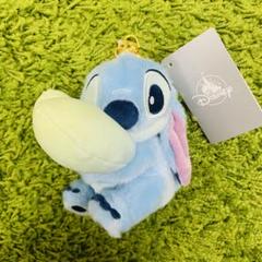 スティッチ ぬいぐるみキーチェーン グラデーション にこにこは