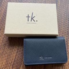 tk. TAKEO KIKUCHI 名刺入れ　ネイビー