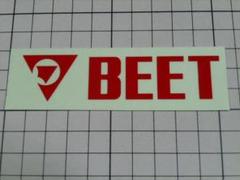 正規品 BEET ステッカー (赤) ビート レーシング