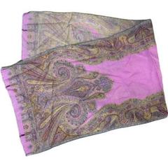 ETRO エトロ シルクシフォンスカーフ ピンク系 - メルカリ