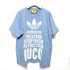adidas アディダス Tシャツ ドット 水玉 ネイビー 紺 S 01