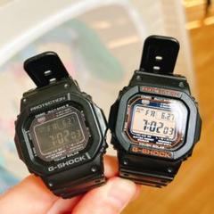 【GW-M5610 2点セット】　ネガティブ&レッド　稼動品　割りかし美品 GW-M5610 2点セット】 ネガティブ&レッド 稼動品 割りかし美品