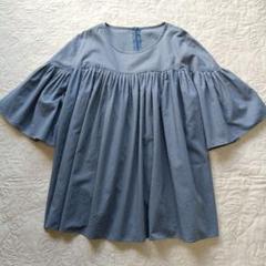 jena espace merveilleux 半袖ブラウス　くすみカラー