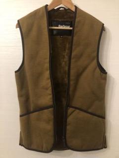 【絶品】 No2715 “vintage” Barbour poodle fur vest - ベスト