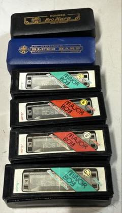 HOHNER Marine Band などハーモニカ6本 ケース付き - メルカリ