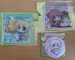 在原七海&四季ナツメ コースター カフェアサン ゆずソフトコラボカフェ限定品 三司あやせ&四季ナツメ コースター カフェアサン ゆずソフト