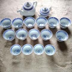 新入荷 3484番 9客 お茶碗 伊万里 古美術＜値下げ交渉大歓迎＞染