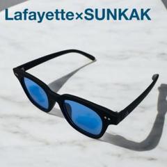 【Lafayette×SUNKAK 】サングラス ブラック/ブルー