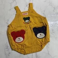 【未使用】 ミキハウス だるまオール 85 くま レトロ