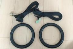 Geum ジムリング つり輪 ブラック 36cm
