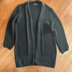 超美品S Max Maraビーズ付き ブラック クロップドカーディガン