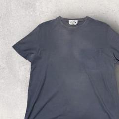 HERMES エルメス Tシャツ 古着 フェード ダークグレー XS