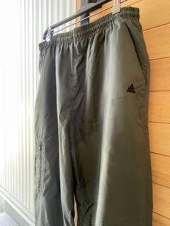 adidas ナイロンパンツ　90s 太め　ワイド