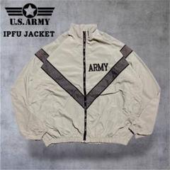 良品USARMYアメリカ軍IPFUJacketトレーニングジャケットXL刺繍ロゴ 良品USARMYアメリカ軍IPFUJacketトレーニングジャケットXL刺繍