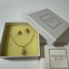 NINA RICCI ゴールド ネックレス イヤリングセット