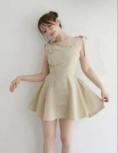 Jozy ribbon flare mini dress andmary - メルカリ