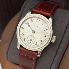 【値下げ】腕時計　エルジン　ELGIN　スモセコ　手巻き　修理保証書付き　美品 backend=imagemagick;version=1;