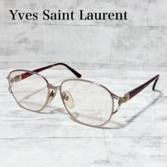 イヴサンローラングラデーションハーフ グレイスボルドー近眼&老眼鏡
