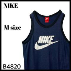 レア❗️90's NIKE 両面プリント ノースリーブ ナイキ タンクトップ NIKE - 【USヴィンテージ】レア【NIKE】90S 両面プリント タンク