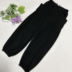 【SHEIN】女の子　サルエルパンツ　ブラック黒　ダンス　レッスン　11-12Y