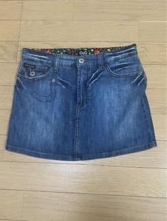 【DOLCE&GABBANA】リップド ミニ デニム スカート ブルーのウィメンズ Denim mini skirt with rips | Dolce&Gabbana®
