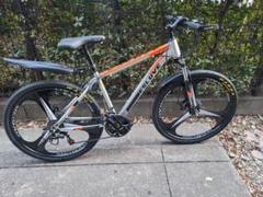 初売り初売り SELIVE メルカリ - シルバー・オレンジ マウンテンバイク 自転車本体