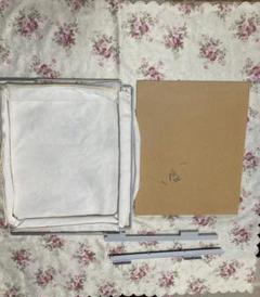無印　スチールユニットシェルフ帆布バスケット　36×45