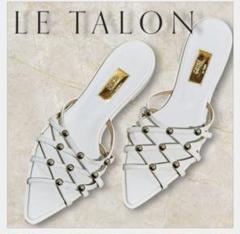 新品✨️ルタロン¥19,800　メッシュスタッズミュールサンダル