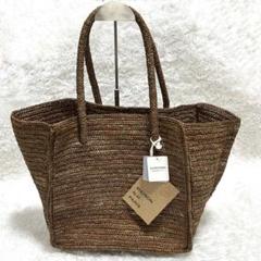 メゾンエヌアッシュパリ　ミドルサイズ　サークルバッグ　カゴバッグ　ラフィア MAISON N.H PARIS（メゾンエヌアッシュパリ）のサークルかご