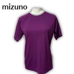 1763★【mizuno】ミズノ　Tシャツ　レディース　アウトドアシャツ　紫　L