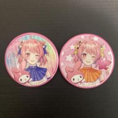 カラフルピーチ サンリオコラボ缶バッジ カラフルピーチ×サンリオキャラクターズ｜カラフルピーチ