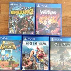 PS4 ワンダーライズ 　ボーダーランズ3　ワールドシーカー　グリードフォール等