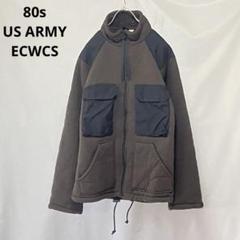 80s vintage us army 米軍実物　ECWCS フリース　ブラウン 80s vintage us army 米軍実物 ECWCS フリース ブラウン - メルカリ