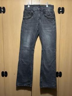y2k semantic design フレア スタッズ デニム ダメージ 平成 00s semantic design grunge flare denim - メルカリ